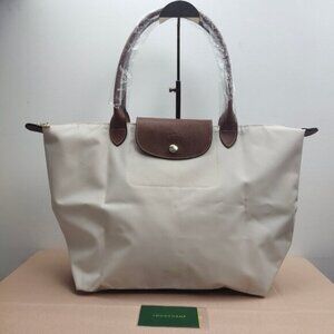 Longchamp Le Pliage White Tote
